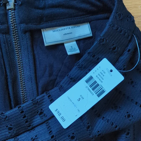 NWT Moulinette Soeurs Anthropologie Eyelet Ruffle Skirt size small - Picture 6 of 11